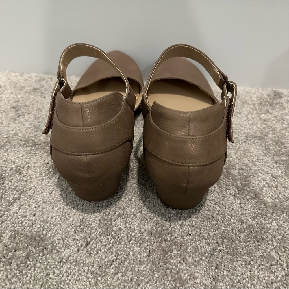 Nicole Gold Ankle Strap Heels - Picture 4 of 6
